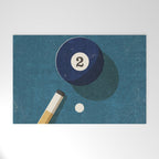 BILLIARDS / Ball 2 Welcome Mat Gallery Image 1