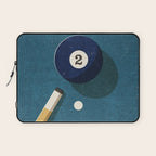 BILLIARDS / Ball 2 Laptop Sleeve Gallery Image 1