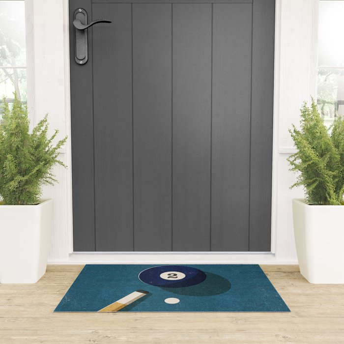 BILLIARDS / Ball 2 Welcome Mat Gallery Image 3