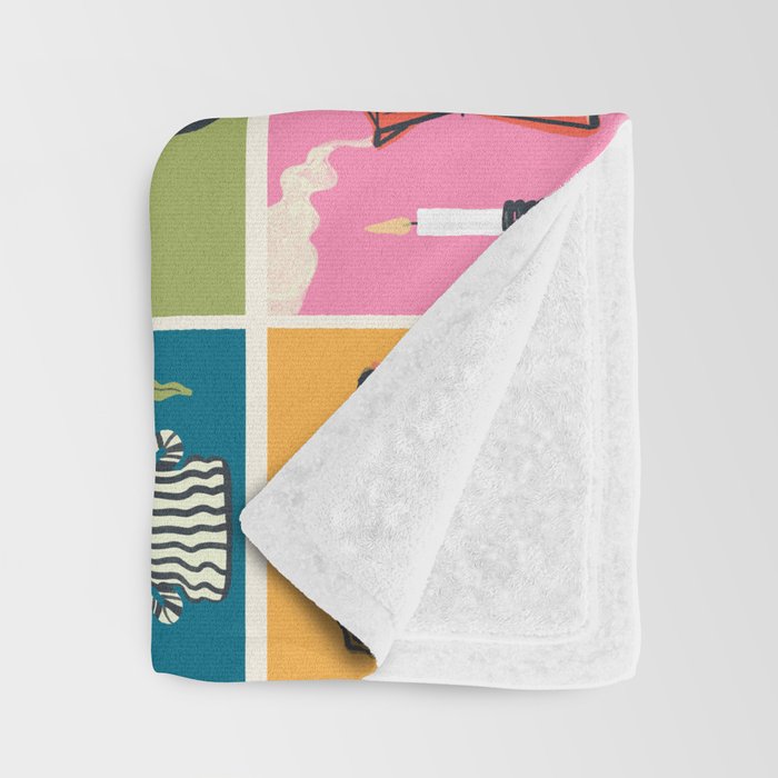 Morning Coffee Essentials Still Life Throw Blanket Gallery Image 3