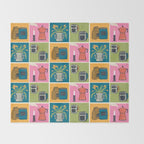 Morning Coffee Essentials Still Life Throw Blanket Gallery Image 2
