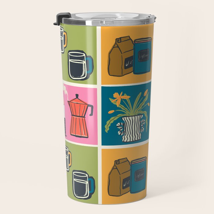 Morning Coffee Essentials Still Life Travel Mug Gallery Image 3