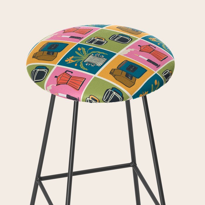 Morning Coffee Essentials Still Life Stool Gallery Image 2