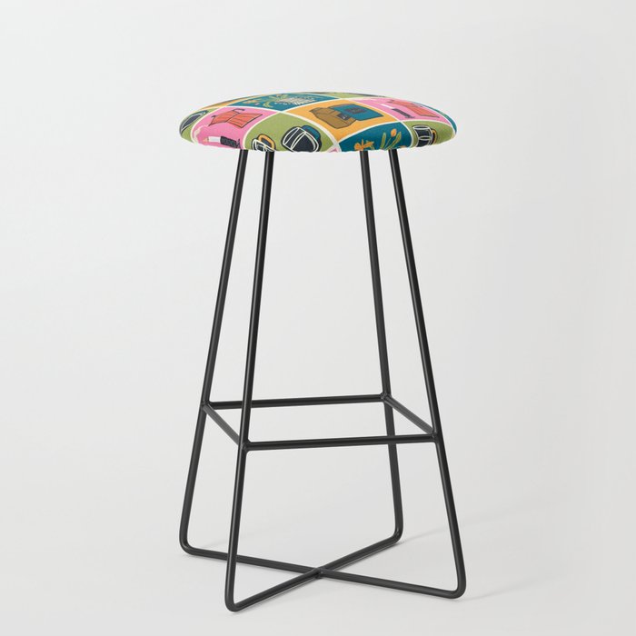 Morning Coffee Essentials Still Life Stool Gallery Image 1