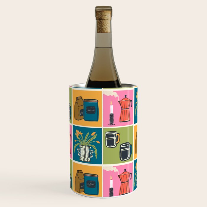 Morning Coffee Essentials Still Life Wine Chiller Gallery Image 1