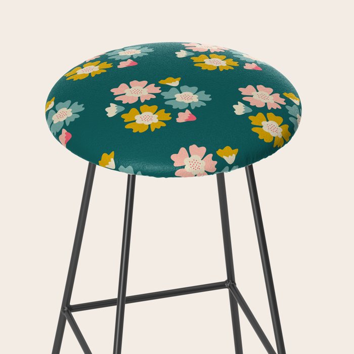 Blooming Flower - Green  Stool Gallery Image 2