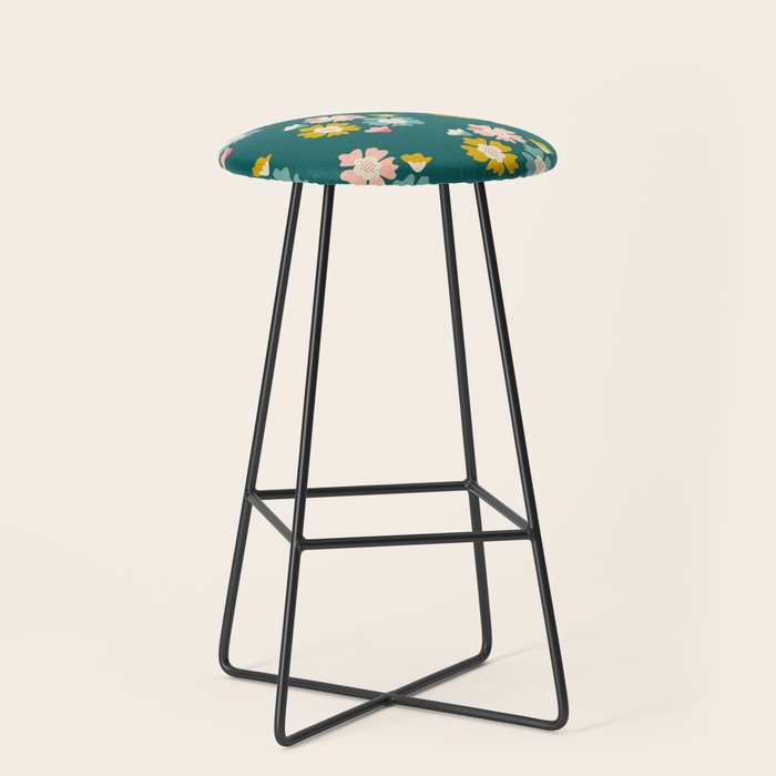 Blooming Flower - Green  Stool Gallery Image 1