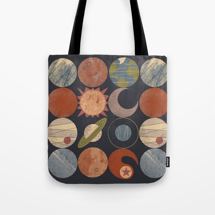 Home System Grid Tote Bag Gallery Image 1