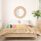Geometric Abstraction Rainbow Duvet Cover Gallery Image 3