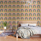 Geometric Abstraction Rainbow Wallpaper Gallery Image 3