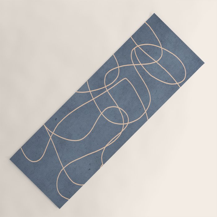 Abstract line art 256 Yoga Mat Gallery Image 1