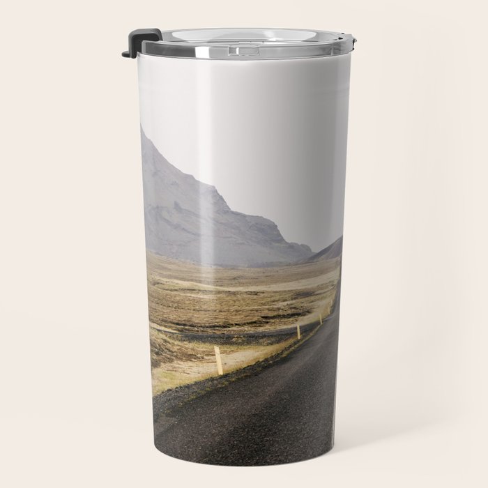 Lost Highway - Iceland Landscape, Travel Photography Travel Mug Gallery Image 3