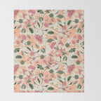 Modern tropical garden PF01 Throw Blanket Gallery Image 2