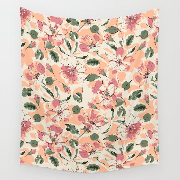 Modern tropical garden PF01 Wall Tapestry Gallery Image 4
