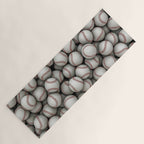 Baseballs Yoga Mat Gallery Image 1