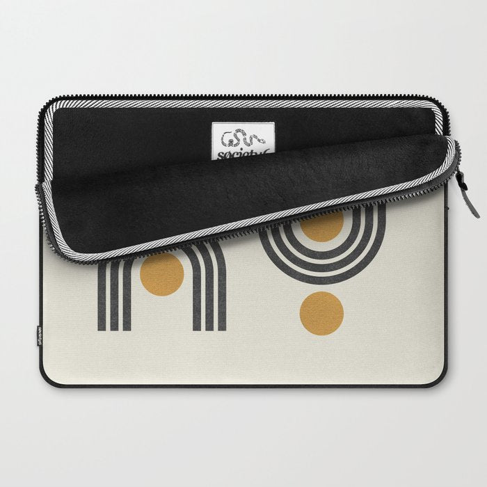 Mid century modern - arch suns Laptop Sleeve Gallery Image 2