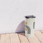 Mid century modern - arch suns Travel Mug Gallery Image 4