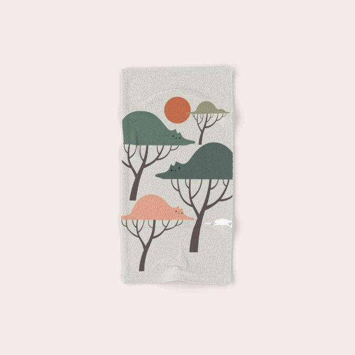 Cat Landscape 128 Bath Towel Gallery Image 1