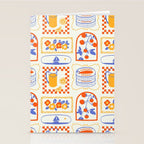Summer vacation patchwork art pattern Stationery Card Gallery Image 2