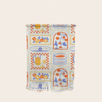 Summer vacation patchwork art pattern Wall Hanging Gallery Image 1