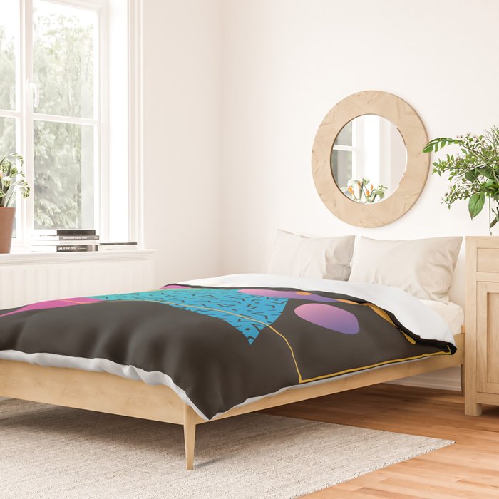 Memphis Pattern 24 - 80s / 90s Retro Duvet Cover Gallery Image 2
