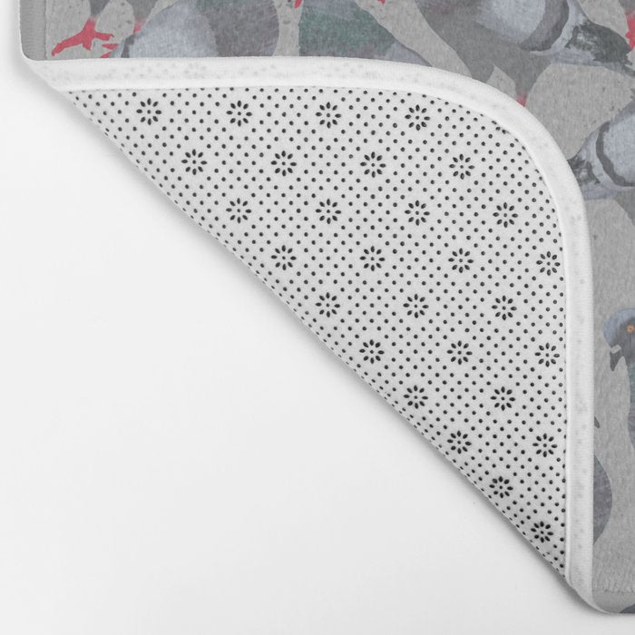 City Pigeons Bath Mat Gallery Image 2