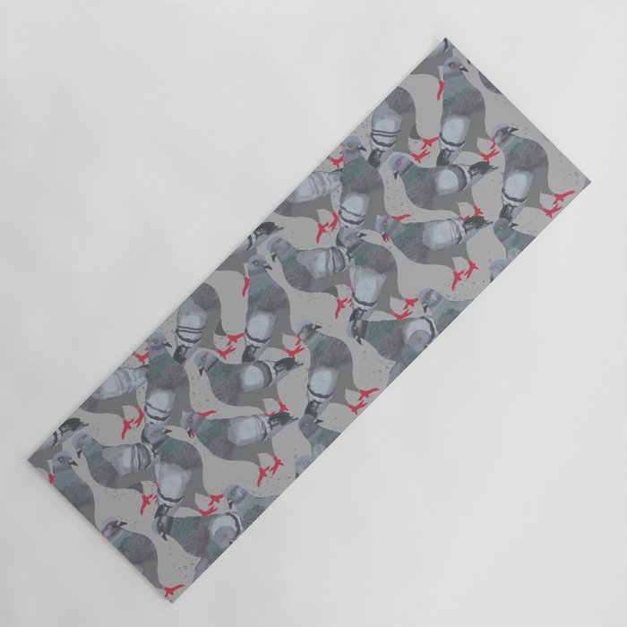 City Pigeons Yoga Mat Gallery Image 1