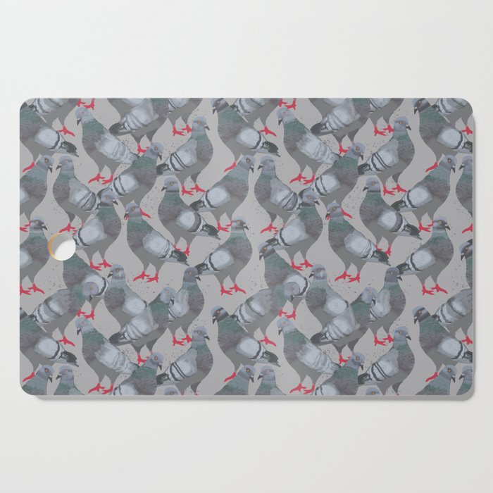 City Pigeons Cutting Board Gallery Image 1