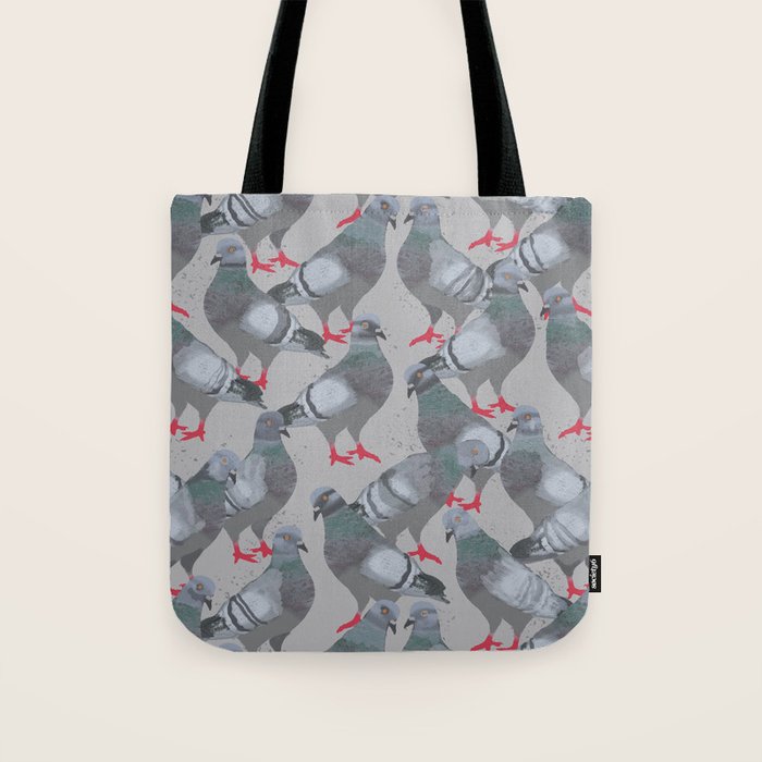 City Pigeons Tote Bag Gallery Image 1