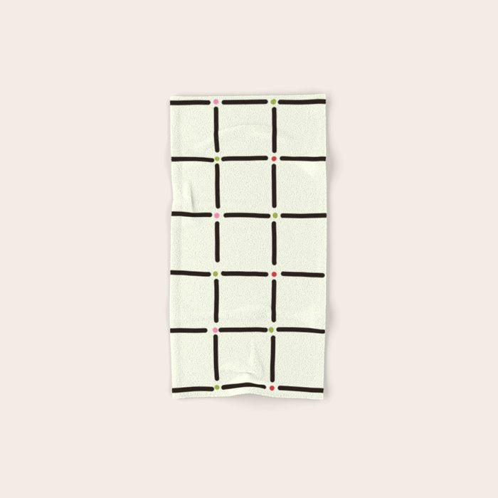 Confetti Grid Bath Towel Gallery Image 1