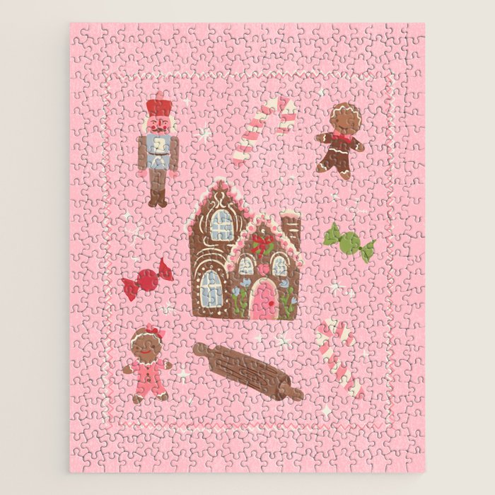 Retro Christmas Baking Wonderland Jigsaw Puzzle Gallery Image 1