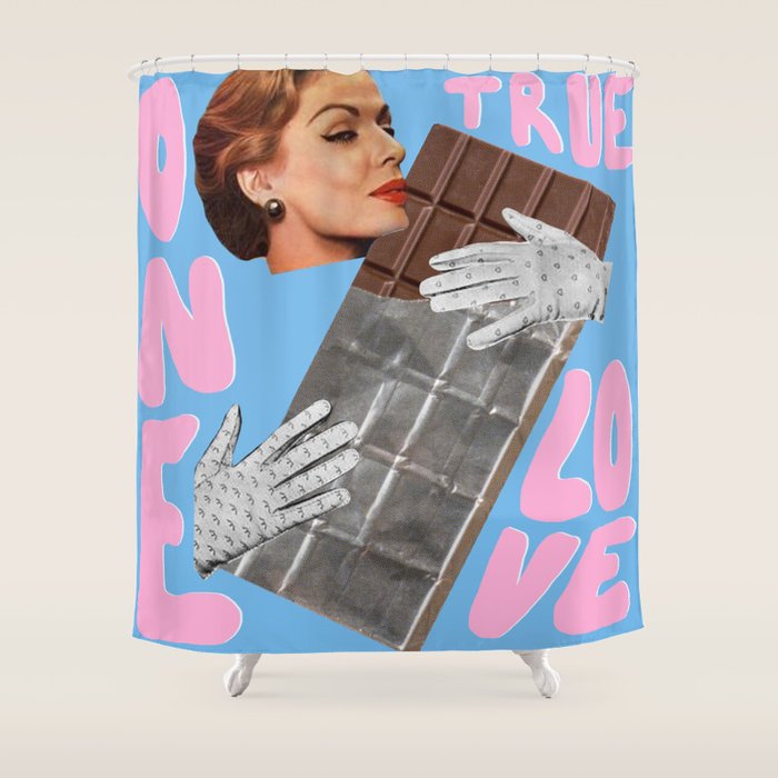 Chocolate love Shower Curtain Gallery Image 1