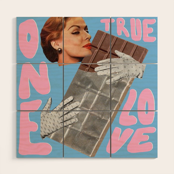 Chocolate love Wood Wall Art Gallery Image 1