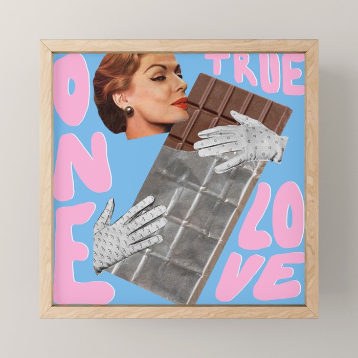 Chocolate love Mini Art Print Gallery Image 1