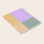 Color Block Line Abstract XLIII Notebook Gallery Image 2