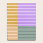 Color Block Line Abstract XLIII Notebook Gallery Image 4