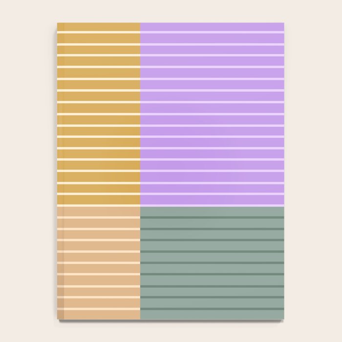 Color Block Line Abstract XLIII Notebook Gallery Image 4