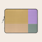 Color Block Line Abstract XLIII Laptop Sleeve Gallery Image 1