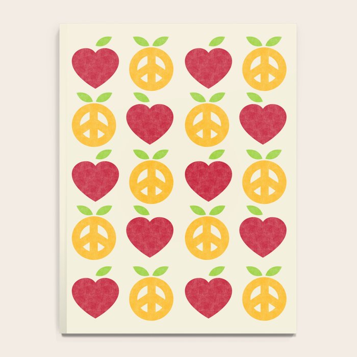 Apple and Orange - Love and Peace Notebook Gallery Image 4