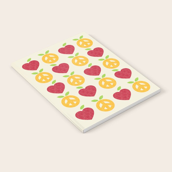 Apple and Orange - Love and Peace Notebook Gallery Image 2