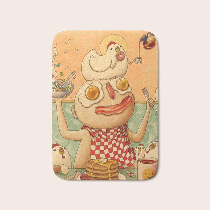 Breakfast Bath Mat Gallery Image 1