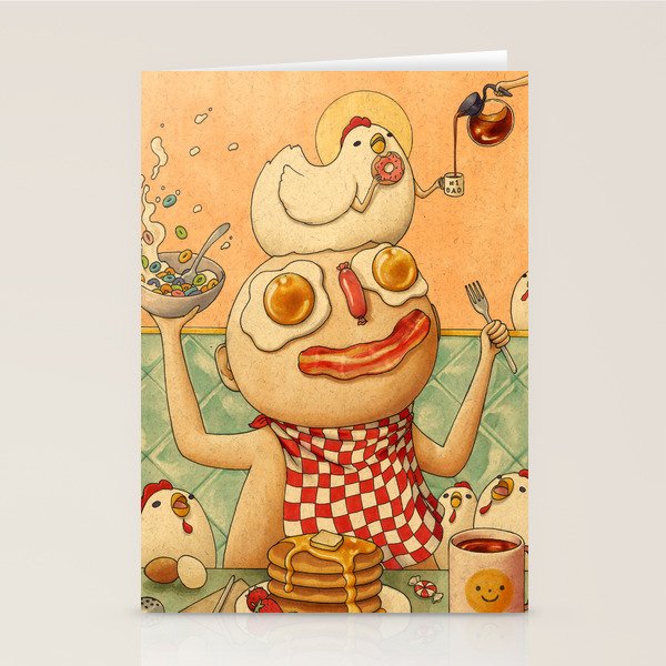 Breakfast Stationery Card Gallery Image 1