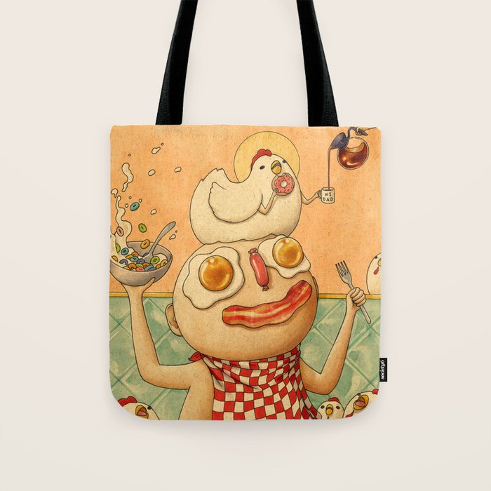 Breakfast Tote Bag Gallery Image 1