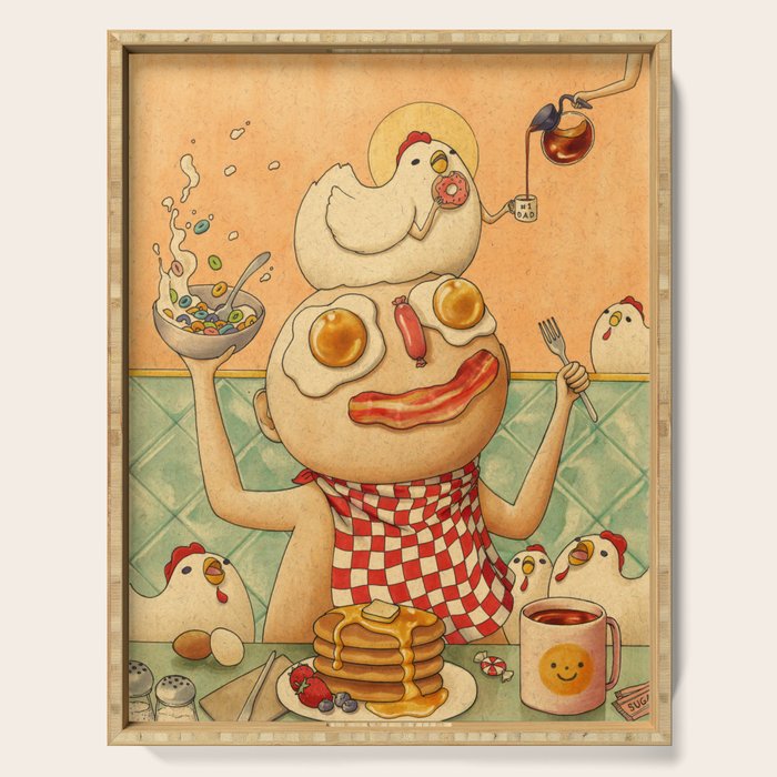 Breakfast Serving Tray Gallery Image 1