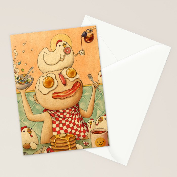 Breakfast Stationery Card Gallery Image 2