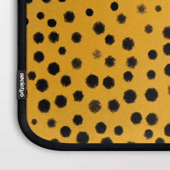 Cheetah & Peach | PATTERN 04: The Retro Edition Laptop Sleeve Gallery Image 3