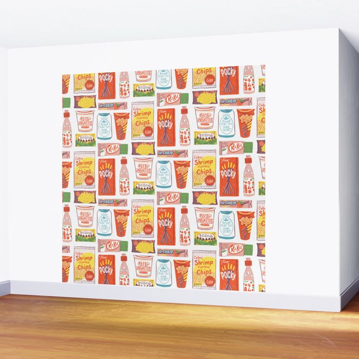 Asian Snacks Wall Mural Gallery Image 2