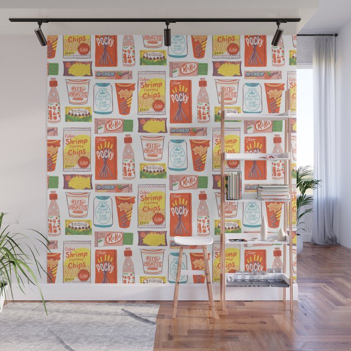 Asian Snacks Wall Mural Gallery Image 1