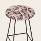 Vintage Fan Shell Pattern Stool Gallery Image 2
