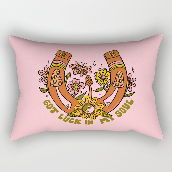 Luck In My Soul Rectangular Pillow Gallery Image 2